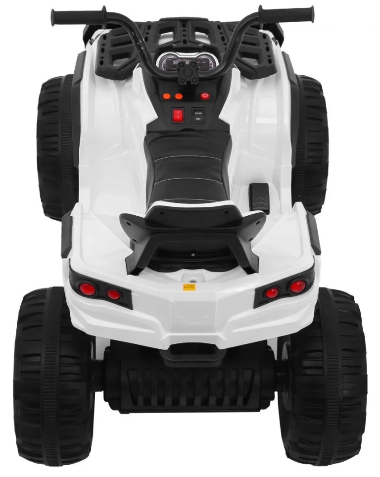 2.4ghz Punjivi Quad Atv Za Djecu Bijeli + Daljinski Upravljač + Eva Kotači + Mp3 Radio + Spori Start, Bijela 7