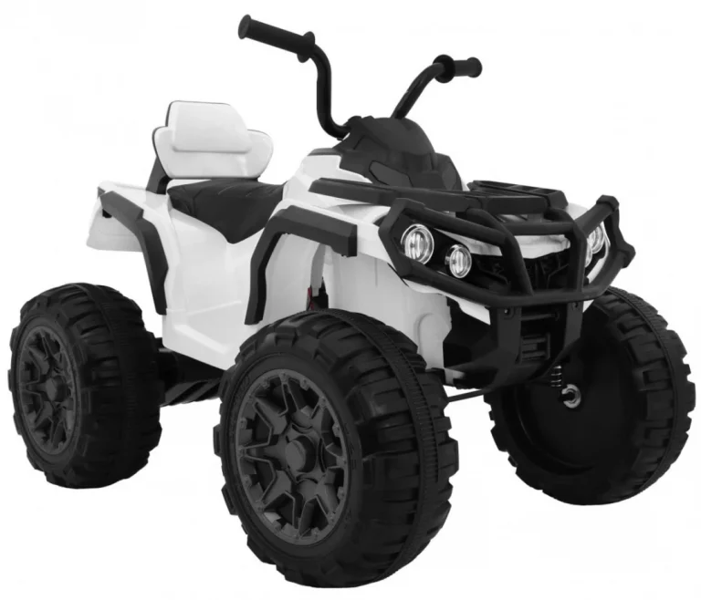 2.4ghz Punjivi Quad Atv Za Djecu Bijeli + Daljinski Upravljač + Eva Kotači + Mp3 Radio + Spori Start, Bijela 8