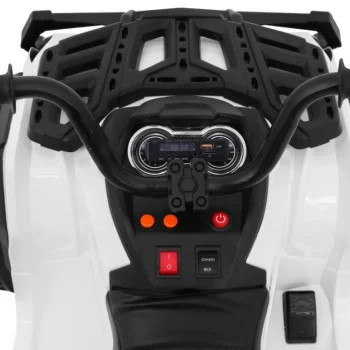2.4ghz Punjivi Quad Atv Za Djecu Bijeli + Daljinski Upravljač + Eva Kotači + Mp3 Radio + Spori Start, Bijela 9