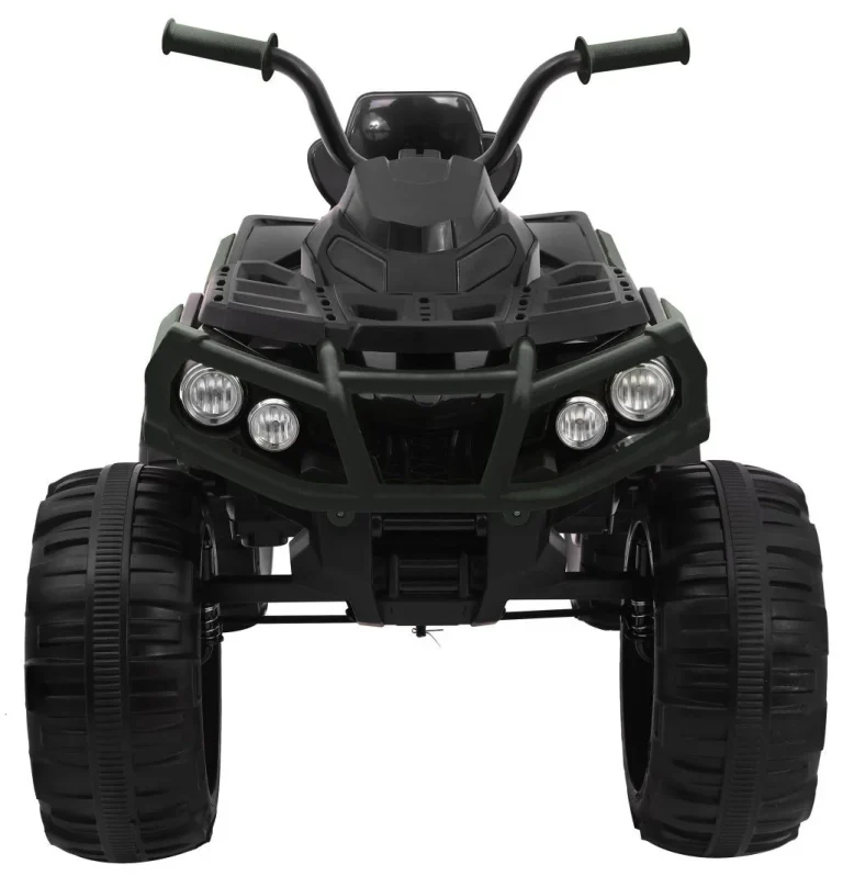 2.4ghz Punjivi Quad Atv Za Djecu Crni + Daljinski Upravljač + Eva Kotači + Mp3 Radio + Spori, Crna 3