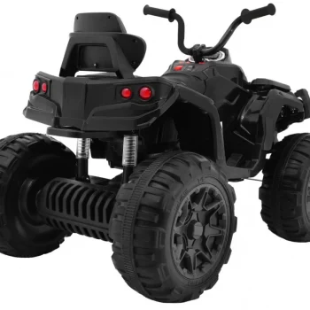 2.4ghz Punjivi Quad Atv Za Djecu Crni + Daljinski Upravljač + Eva Kotači + Mp3 Radio + Spori, Crna 4