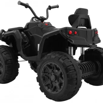 2.4ghz Punjivi Quad Atv Za Djecu Crni + Daljinski Upravljač + Eva Kotači + Mp3 Radio + Spori, Crna 5