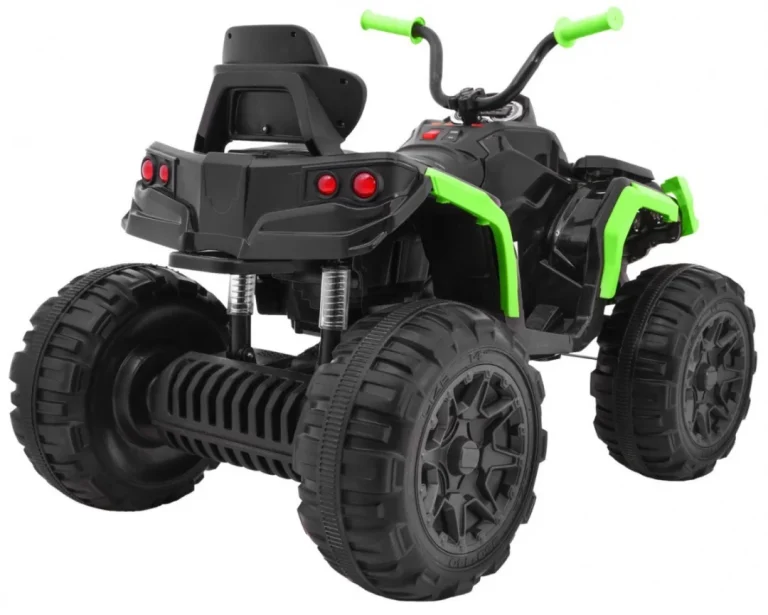 2.4ghz Punjivi Quad Atv Za Djecu Crno Zeleni + Daljinski Upravljač + Eva Kotači + Mp3 Radio + Spori 4