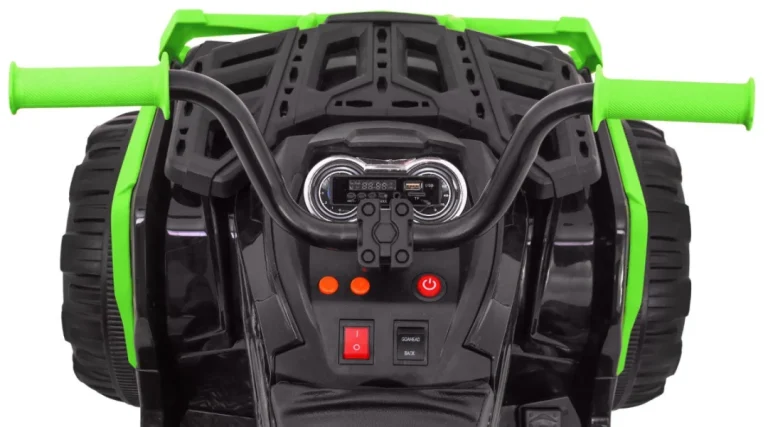 2.4ghz Punjivi Quad Atv Za Djecu Crno Zeleni + Daljinski Upravljač + Eva Kotači + Mp3 Radio + Spori 9