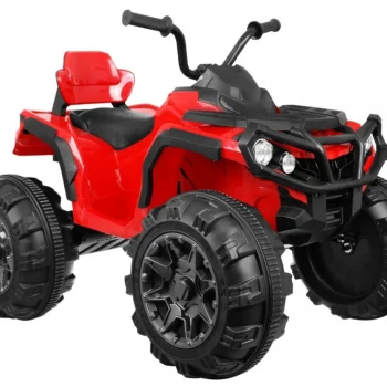 2.4ghz Punjivi Quad Atv Za Djecu Crveni + Daljinski Upravljač + Eva Kotači + Mp3 Radio + Spori Start, Crvena 3