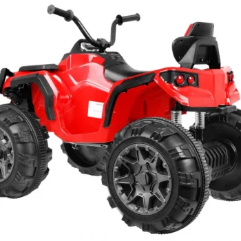 2.4ghz Punjivi Quad Atv Za Djecu Crveni + Daljinski Upravljač + Eva Kotači + Mp3 Radio + Spori Start, Crvena 4