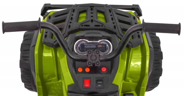 2.4ghz Punjivi Quad Atv Za Djecu Zeleni + Daljinski Upravljač + Eva Kotači + Mp3 Radio + Spori Start, Zelena 10