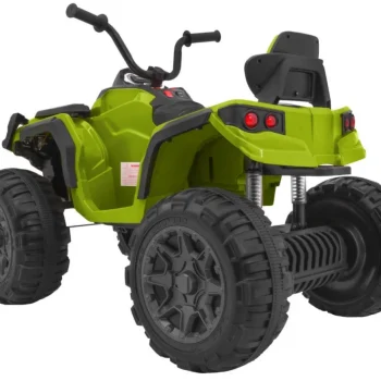 2.4ghz Punjivi Quad Atv Za Djecu Zeleni + Daljinski Upravljač + Eva Kotači + Mp3 Radio + Spori Start, Zelena 4