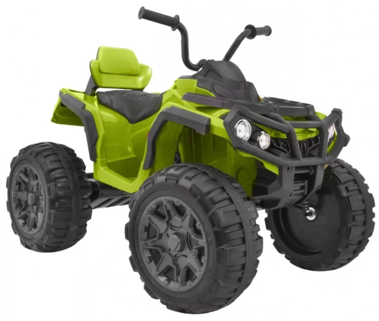 2.4ghz Punjivi Quad Atv Za Djecu Zeleni + Daljinski Upravljač + Eva Kotači + Mp3 Radio + Spori Start, Zelena 8