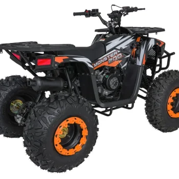 200cc Monster Narančasti Benzinski Quad 11