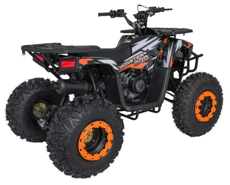 200cc Monster Narančasti Benzinski Quad 11