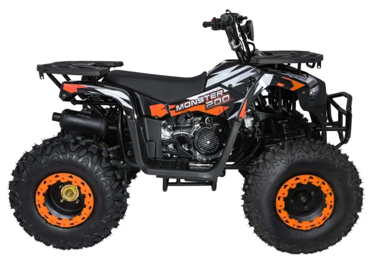 200cc Monster Narančasti Benzinski Quad 7