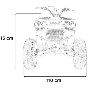 200cc Monster Zeleni Benzinski Quad 2