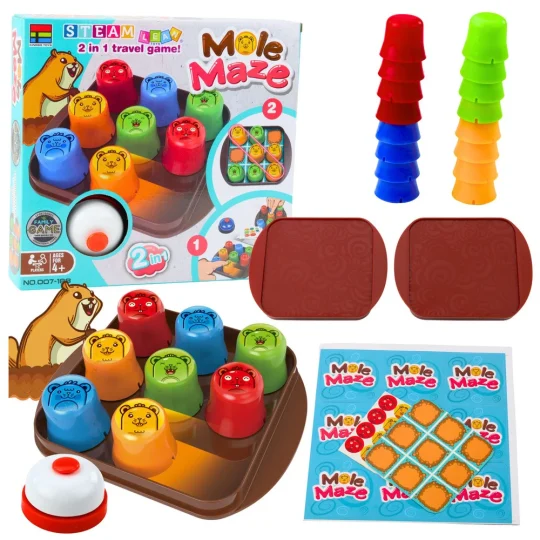 2u1 Mole Maze Skill Game Brzi šalice Križić Kružić 1