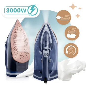 3000w Berdsen Bd 330 Parno Glačalo, Keramički Premaz, Vertikalni Rad, Plava 2