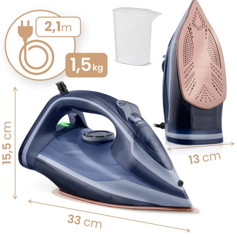 3000w Berdsen Bd 330 Parno Glačalo, Keramički Premaz, Vertikalni Rad, Plava 7