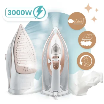 3000w Berdsen Bd 332 Parno Glačalo, Keramički Premaz, Vertikalni Rad, Siva, Var. 333201 3