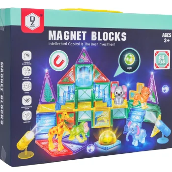 3d Zoo Magnetski Set Blokova, 64 Komada 7