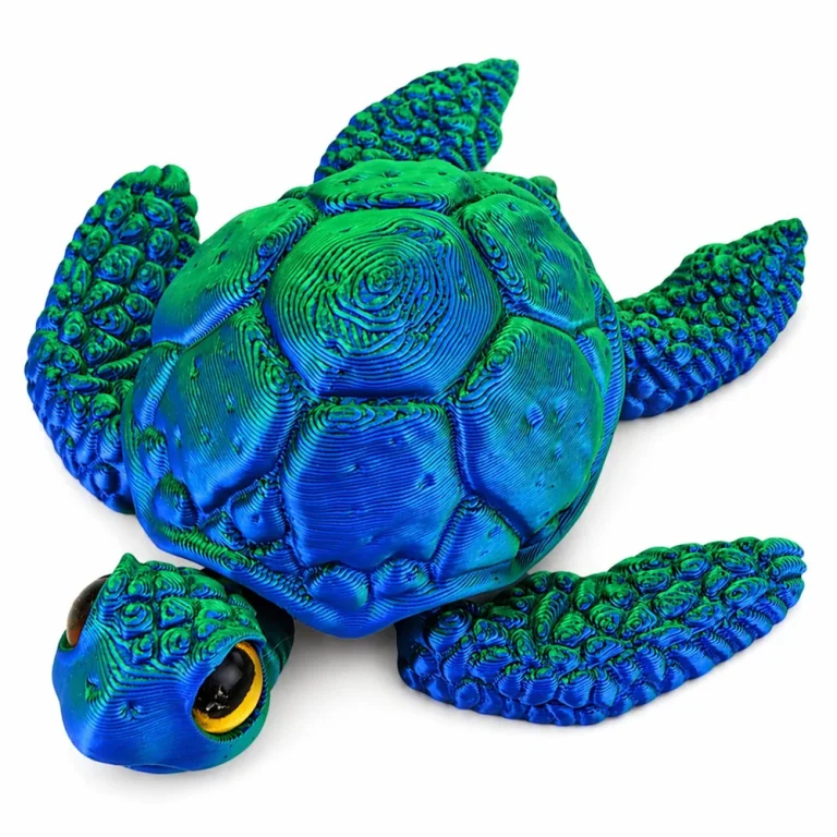 3d Figurica Morske Kornjače Plavo Zelena 8 Cm 4