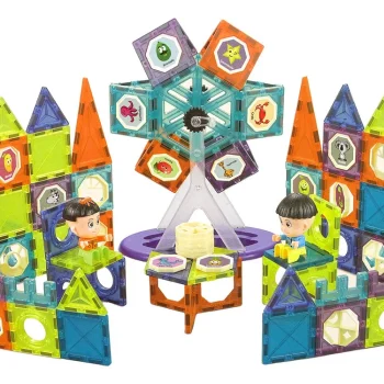 3d Magnetske Građevinske Kocke, Panoramski Kotač, 155 Dijelova 2