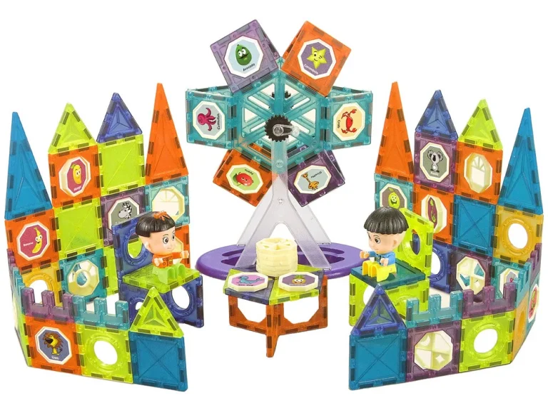 3d Magnetske Građevinske Kocke, Panoramski Kotač, 155 Dijelova 2