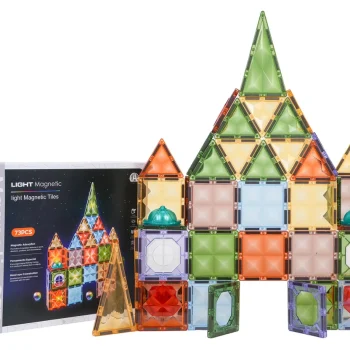 3d Magnetski Set Blokova S Pozadinskim Osvjetljenjem 75 Komada 6