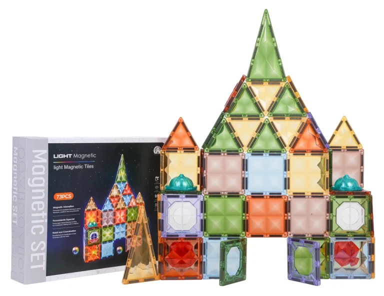 3d Magnetski Set Blokova S Pozadinskim Osvjetljenjem 75 Komada 6