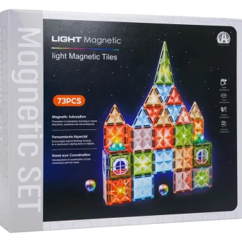 3d Magnetski Set Blokova S Pozadinskim Osvjetljenjem 75 Komada 7