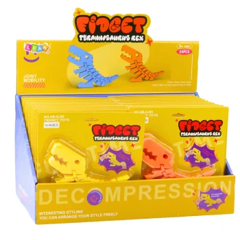 3d Slagalica Dinosaura, Savitljiva Fidget Igračka, Miks 5