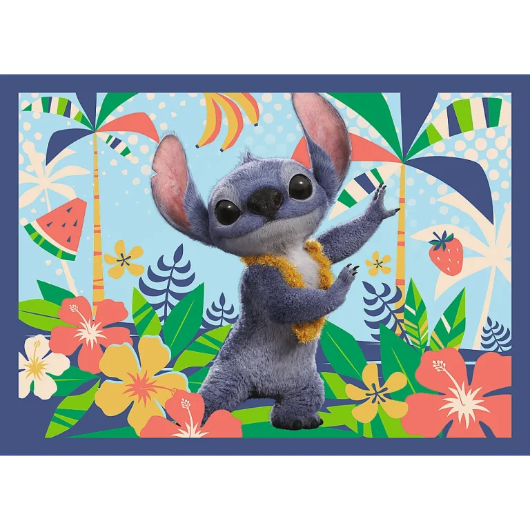 4 U 1 Slagalica – Havajski Odmor – Disney Stitch Trefl 34666 2