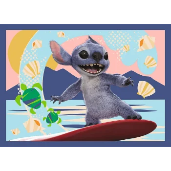 4 U 1 Slagalica – Havajski Odmor – Disney Stitch Trefl 34666 4