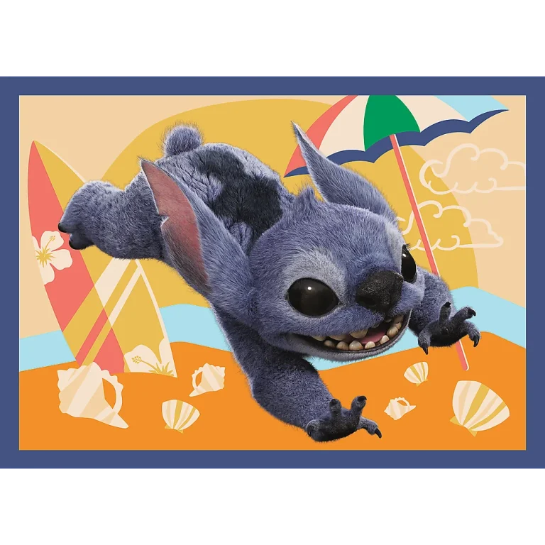 4 U 1 Slagalica – Havajski Odmor – Disney Stitch Trefl 34666 5