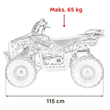 49cc Sirius Crni Benzinski Quad 3