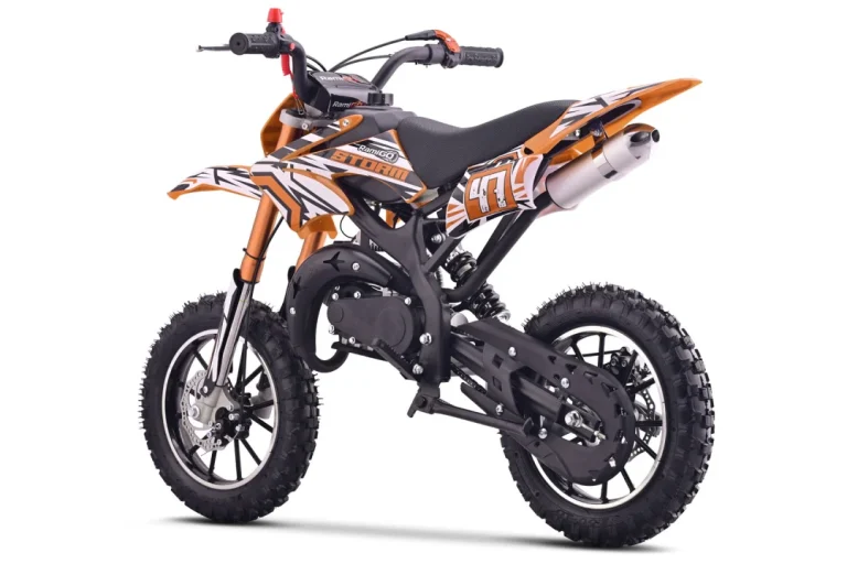 49cc Storm Narančasti Benzinski Cross Motor 4