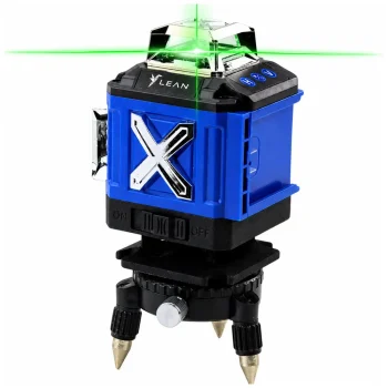 4d Laserski Nivelir 16 Linija, Zeleni Laser, Plavo Kućište 2