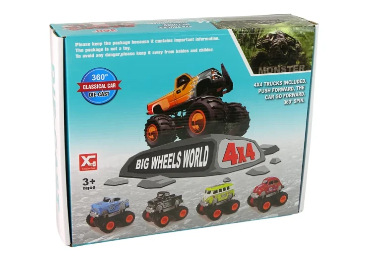 4x4 Klasični Model S Velikim Kotačima U 4 Boje 9