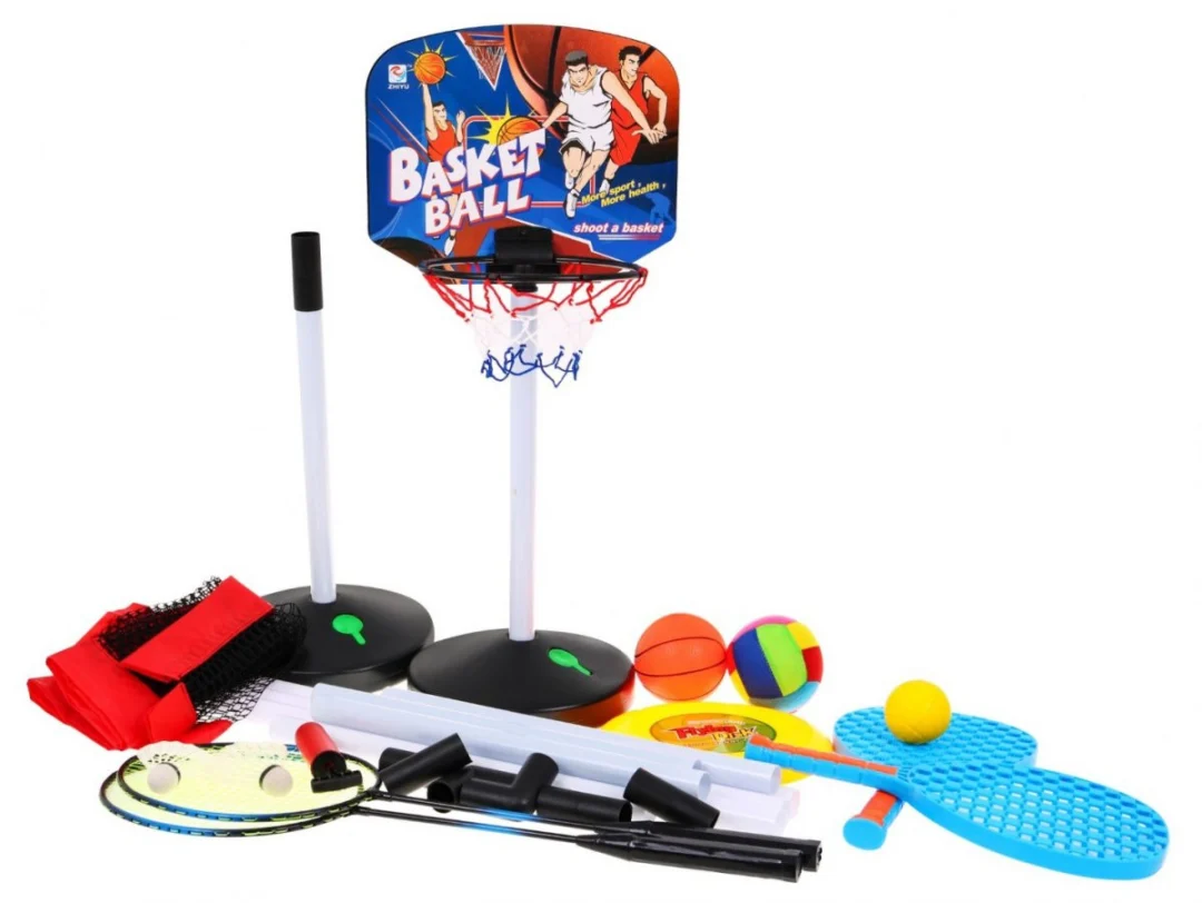 5 U 1 Sportski Set Košarka Odbojka Badminton Frizbi 1
