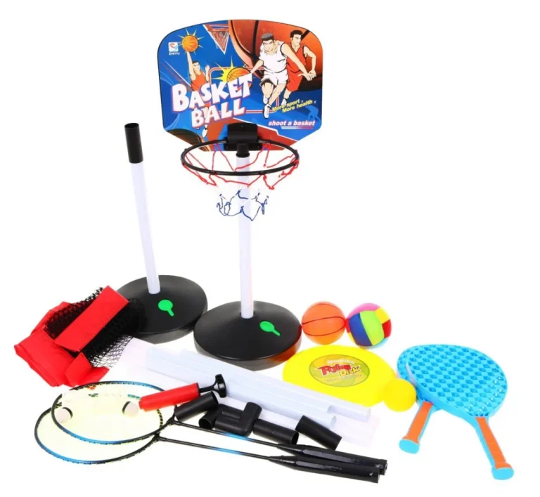 5 U 1 Sportski Set Košarka Odbojka Badminton Frizbi 2