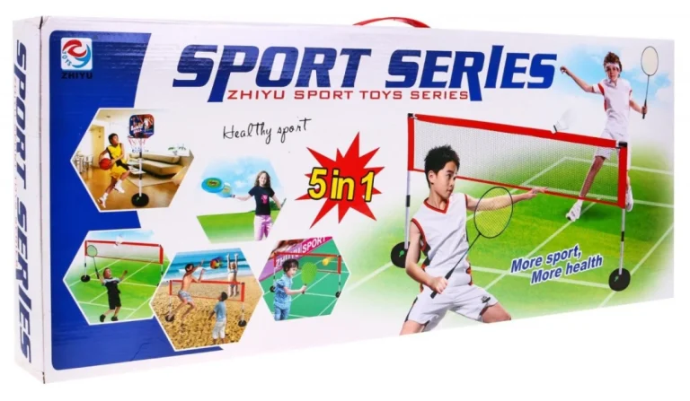 5 U 1 Sportski Set Košarka Odbojka Badminton Frizbi 3