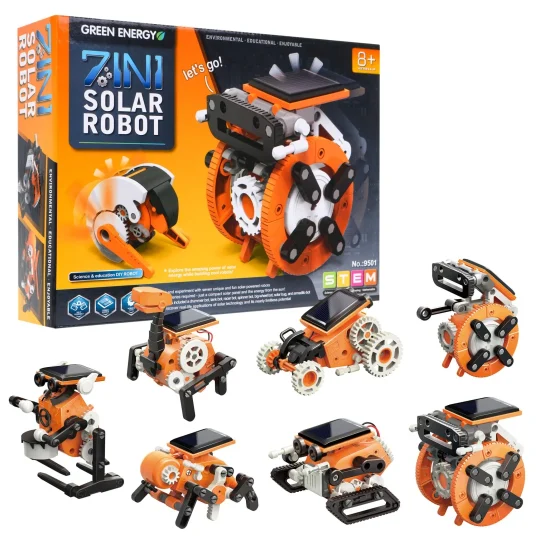 7 U 1 Solarni Robotski Set Za Slaganje Za Djecu Od 8+ Godina S Interaktivnim Značajkama 1