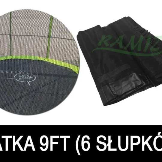9ft Crna Mreža Za Trampolin 1