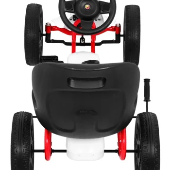 Abarth Pedalni Go Kart Za Djecu Bijeli + Eva Kotači + Ručna Kočnica + Slobodni Hod 7