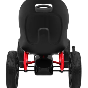 Abarth Pedalni Go Kart Za Djecu Crni + Eva Kotači + Ručna Kočnica + Slobodni Hod 7