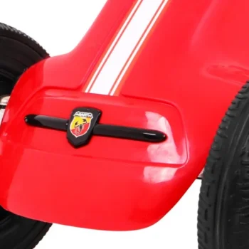 Abarth Pedalni Go Kart Za Djecu Crveni + Eva Kotači + Ručna Kočnica + Slobodni Hod 10
