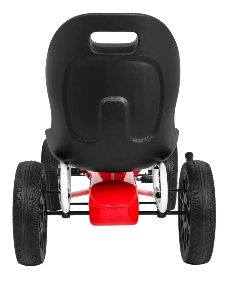 Abarth Pedalni Go Kart Za Djecu Crveni + Eva Kotači + Ručna Kočnica + Slobodni Hod 6