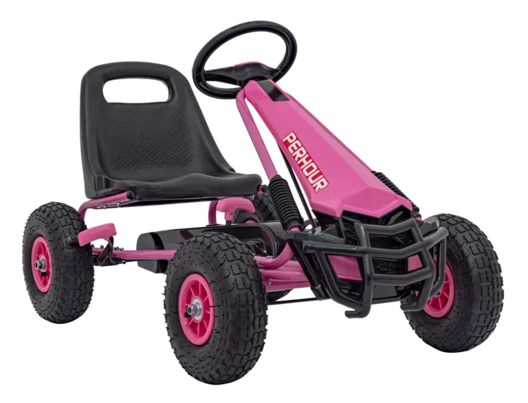 Air Perhour Pedalni Go Kart Ružičasti 10