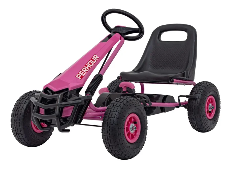 Air Perhour Pedalni Go Kart Ružičasti 5