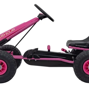 Air Perhour Pedalni Go Kart Ružičasti 6