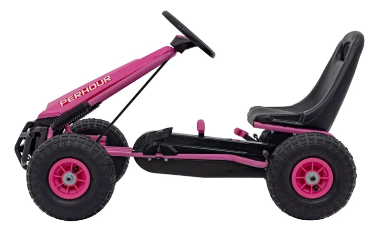 Air Perhour Pedalni Go Kart Ružičasti 6