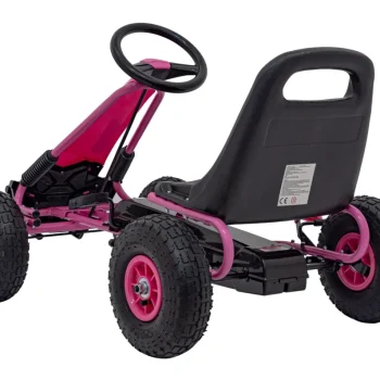 Air Perhour Pedalni Go Kart Ružičasti 7
